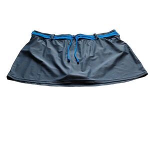 Free Country Swim Skirt Blue/Gray 3X (24W)
